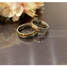 Nemesacél  karikagyűrű kő nélküli - Maya multicolor