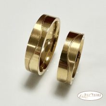 Nemesacél karikagyűrű, kő nélküli - Helia Gold