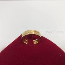 Nemesacél karikagyűrű, kő nélküli - Helia Gold