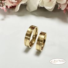 Nemesacél karikagyűrű, kő nélküli - Helia Gold