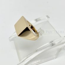 Aranyozott acél pecsétgyűrű  -Berlin 2