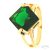 18 K Gold Filled gyűrű  - Smaragd