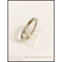 Nemesacél karperec -  White  love