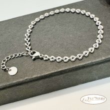 Nemesacél karkötő - Molly 