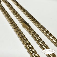 Nemesacél Aranyozott Nyaklánc és karkötő szettben - Milan Gold