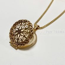 Nemesacél Aranyozott Nyaklánc fénykép, vagy aromatartó medállal - Kozett 50