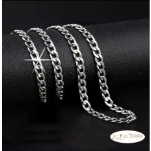 Nemesacél Nyaklánc - Classic white 50/7