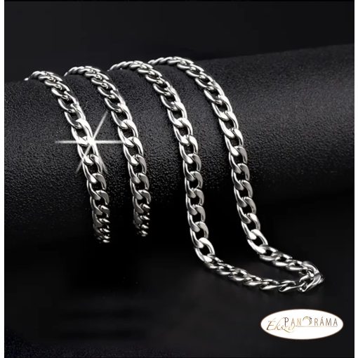 Nemesacél Nyaklánc - Classic white 50/7