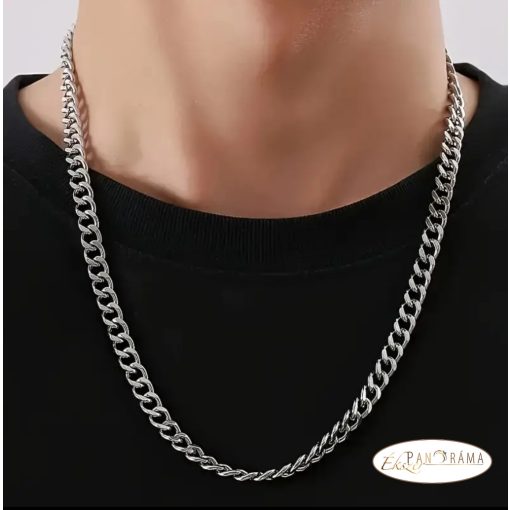 Nemesacél Nyaklánc - Classic white 50/7