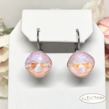 Swanis® párna kristállyal készült francia kapcsos fülbevaló- Juicy Peach MI 12