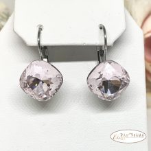 Swanis® párna kristállyal készült francia kapcsos fülbevaló- Light Rose 12