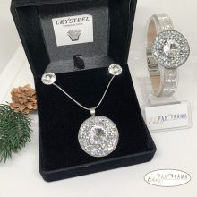 Swanis®  kristályos szett - Rocks Silver