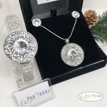 Swanis®  kristályos szett - Rocks Silver