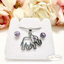 Swanis® eredeti kristályos szett - Elehant violet