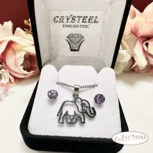 Swanis® eredeti kristályos szett - Elehant violet