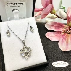 Swanis® eredeti kristályos szett - Crysteel páva crystal