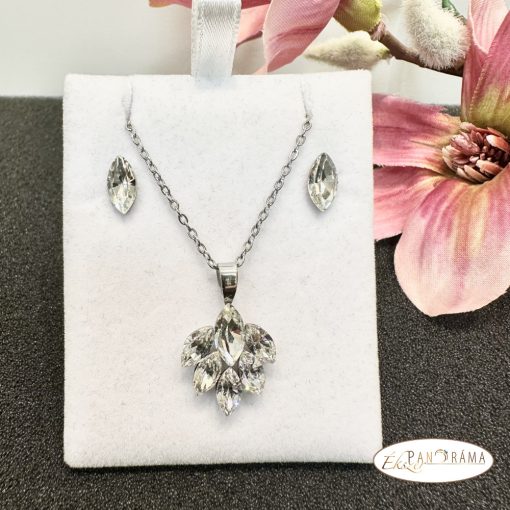 Swanis® eredeti kristályos szett - Crysteel páva crystal