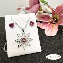 Swanis® eredeti kristályos szett , Crysteel-  Napsugár pink