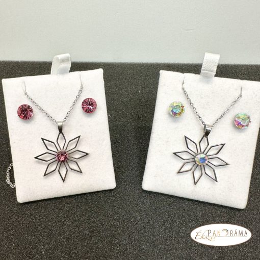 Swanis® eredeti kristályos szett , Crysteel-  Napsugár pink