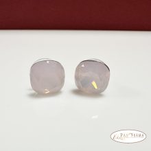 Swanis® párna kristállyal készült fülbevaló- rose opál 12 mm