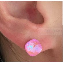 Swanis® párna kristállyal készült fülbevaló- rose opál 12 mm