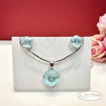 Swanis® eredeti kristály szett - Light turquoise nature  9/12