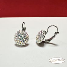 Eredeti Swanis® kristályos, francia kapcsos fülbevaló- AB mix