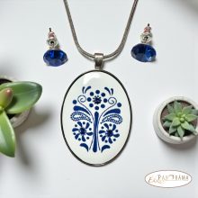 Swanis® kristály szett - Crysteel Folklór Blue