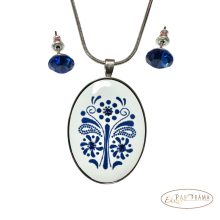 Swanis® kristály szett - Crysteel Folklór Blue