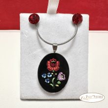 Swanis® kristály szett - Crysteel Kalocsai fekete