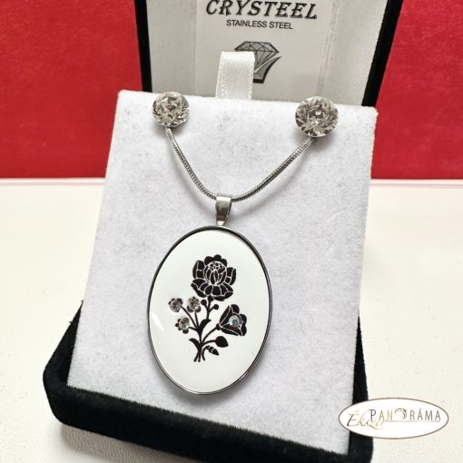 Swanis® kristály szett - Crysteel Kalocsai egyszínű