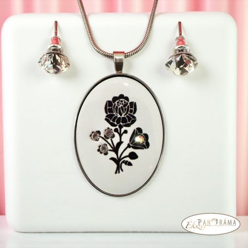 Swanis® kristály szett - Crysteel Kalocsai egyszínű