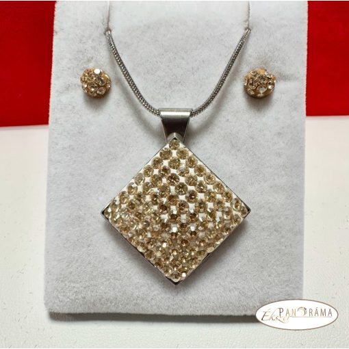 Eredeti Swanis® kristályos szett- Rock silver