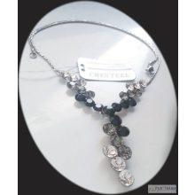 Swanis® kristályos Crysteel nyakék -3 Berry - Type 1  with  Black mix