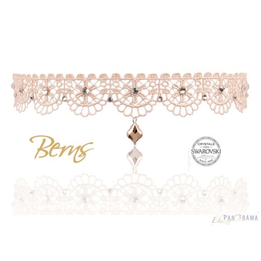 Eredeti Berns® kristályos csipke nyaklánc - Princess