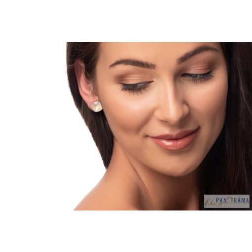 Swanis® kristállyal készült beszúrós fülbevaló- Light Gray10