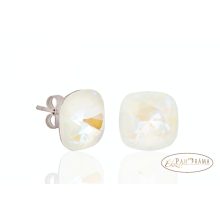 Swanis® párna kristállyal készült beszúrós fülbevaló - Light Gray 12