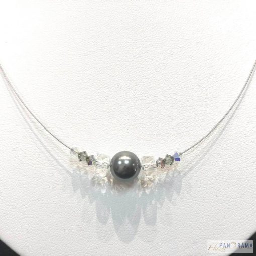 Berns® kristállyal készült nyaklánc- Minea Gray