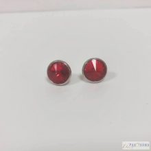 Berns® kristályos beszúrós fülbevaló - Xénia Piros