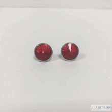 Berns® kristályos beszúrós fülbevaló - Xénia Piros