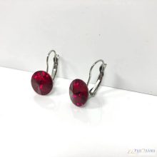 Crysteel swanis®  kristállyal készült francia kapcsos fülbevaló - Siam