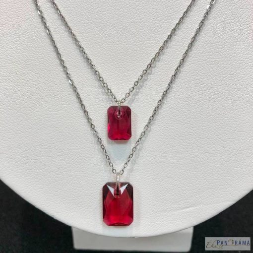 Berns® kristályos medálos nyaklánc - Loretta 