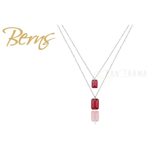 Berns® kristályos  nyaklánc medállal és fülbevaló szettben - Loretta 