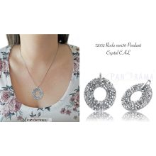 Swanis® kristályos Crysteel medálos nyaklánc - Rocks