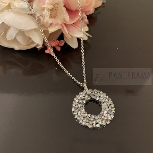 Swanis® kristályos Crysteel medálos nyaklánc - Rocks