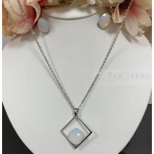 Swanis® kristályos Crysteel  nyaklánc  és fülbevaló szettben - Opal 