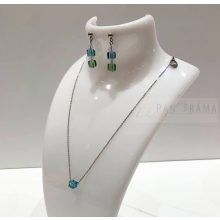 Berns® kocka alakú kristályos  nyaklánc  - Liliana