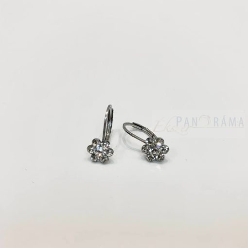 SWANIS® kristállyal készült francia kapcsos fülbevaló- Flower 9 Crystal