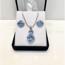 Swanis® kristályos szett- light sapphire