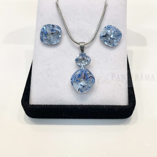 Swanis® kristályos szett- light sapphire
